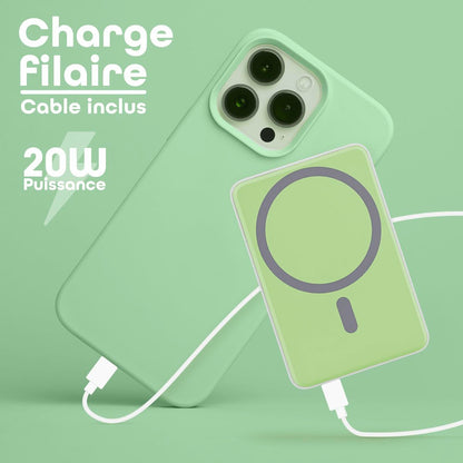 Powerbank T'NB PBUMAG5GR 5000 mAh Green Magsafe-15