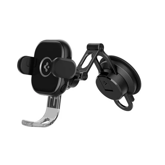 Ładowarka Spigen SPIGEN UTS35W ONETAP UNIVERSAL WINDSHIELD & DASHBOARD CAR MOUNT WIRELESS CHARGER BLACK (ACP01280)-0