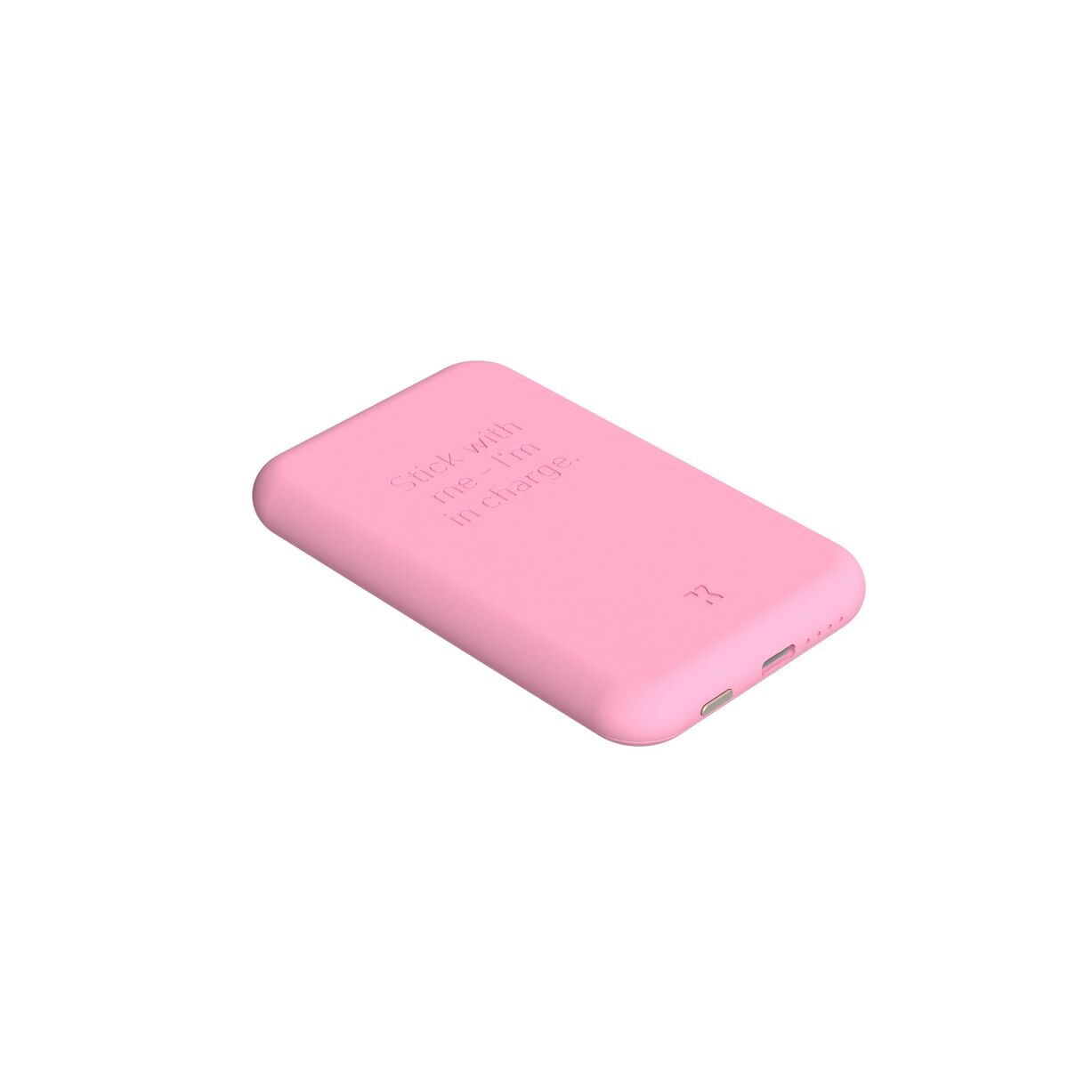 Power Bank with Wireless Charger Kreafunk Pink 5000 mAh-3