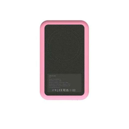 Power Bank with Wireless Charger Kreafunk Pink 5000 mAh-0