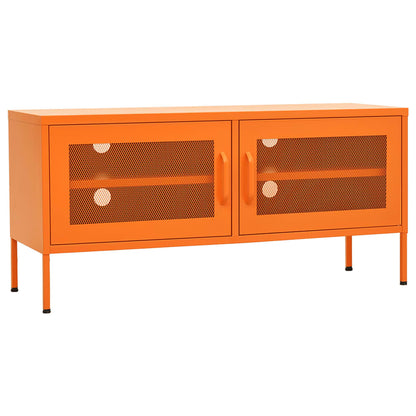 vidaXL TV Stand TV Unit Sideboard Home TV Console Media Unit Cupboard Steel