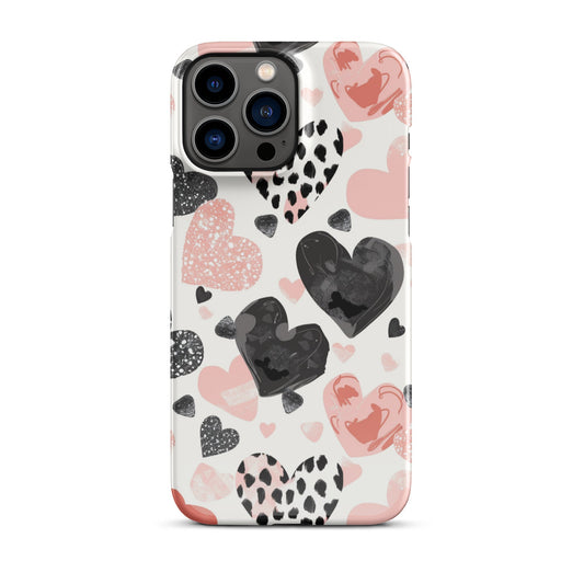 Diamond Hearts Phone case for iPhone
