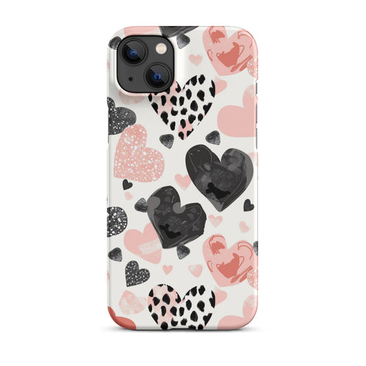 Diamond Hearts Phone case for iPhone