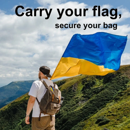 Smart Bag Security Tag - Ukraine Flag [Pack 2]